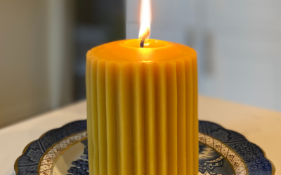 Burn tips for beeswax candles